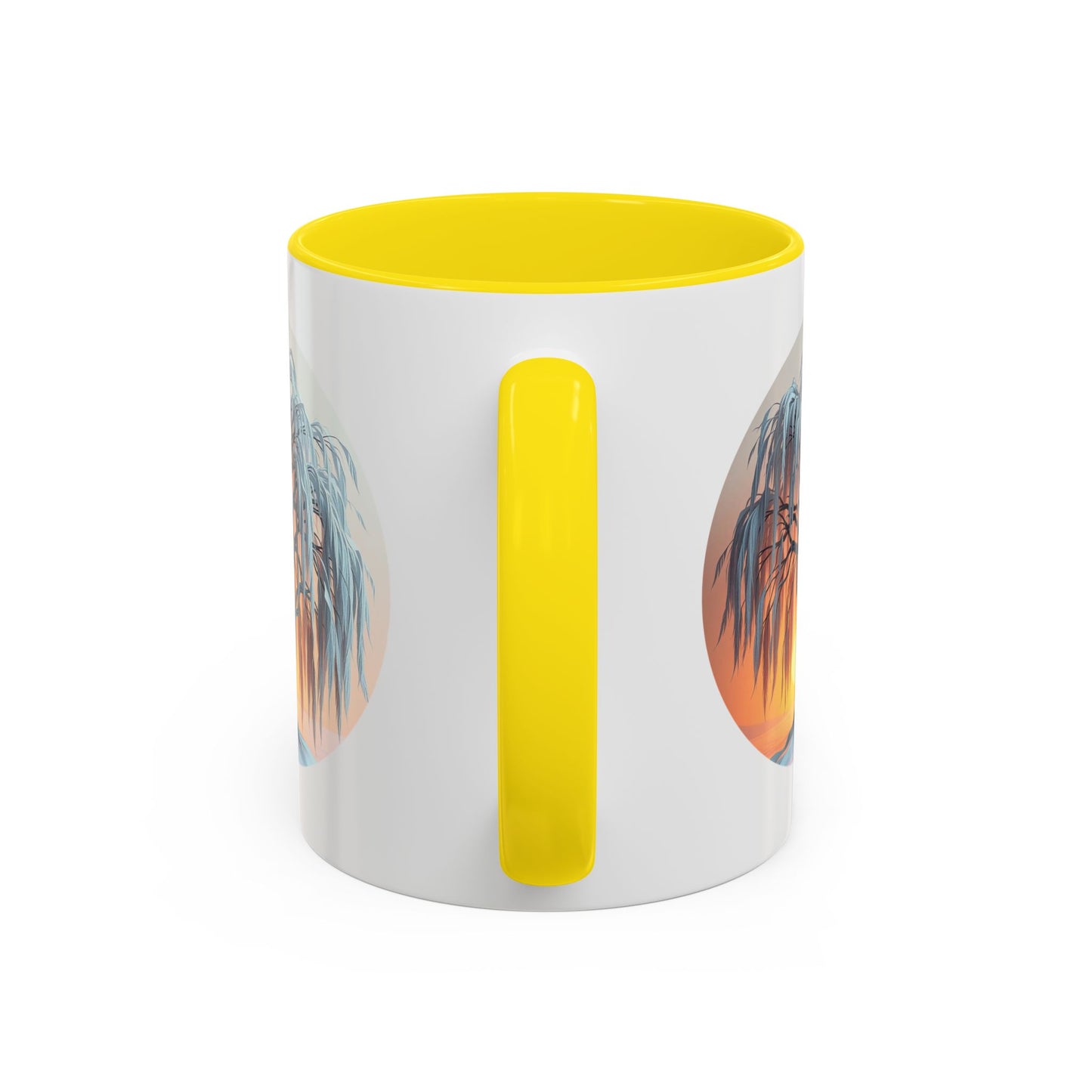 Serene Willow Tree of Life Accent Coffee Mug - 11oz Perfect for Nature Lovers & Cozy Moments