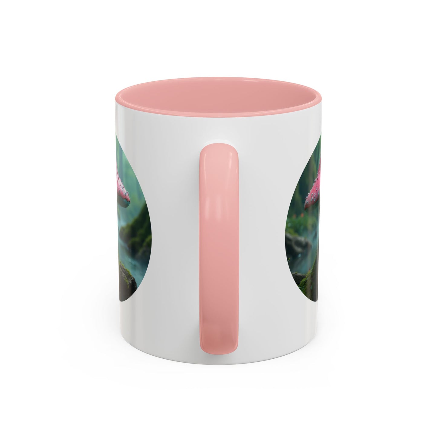 Whimsical Mushroom Accent Coffee Mug - 11oz & 15oz - Perfect for Nature Lovers