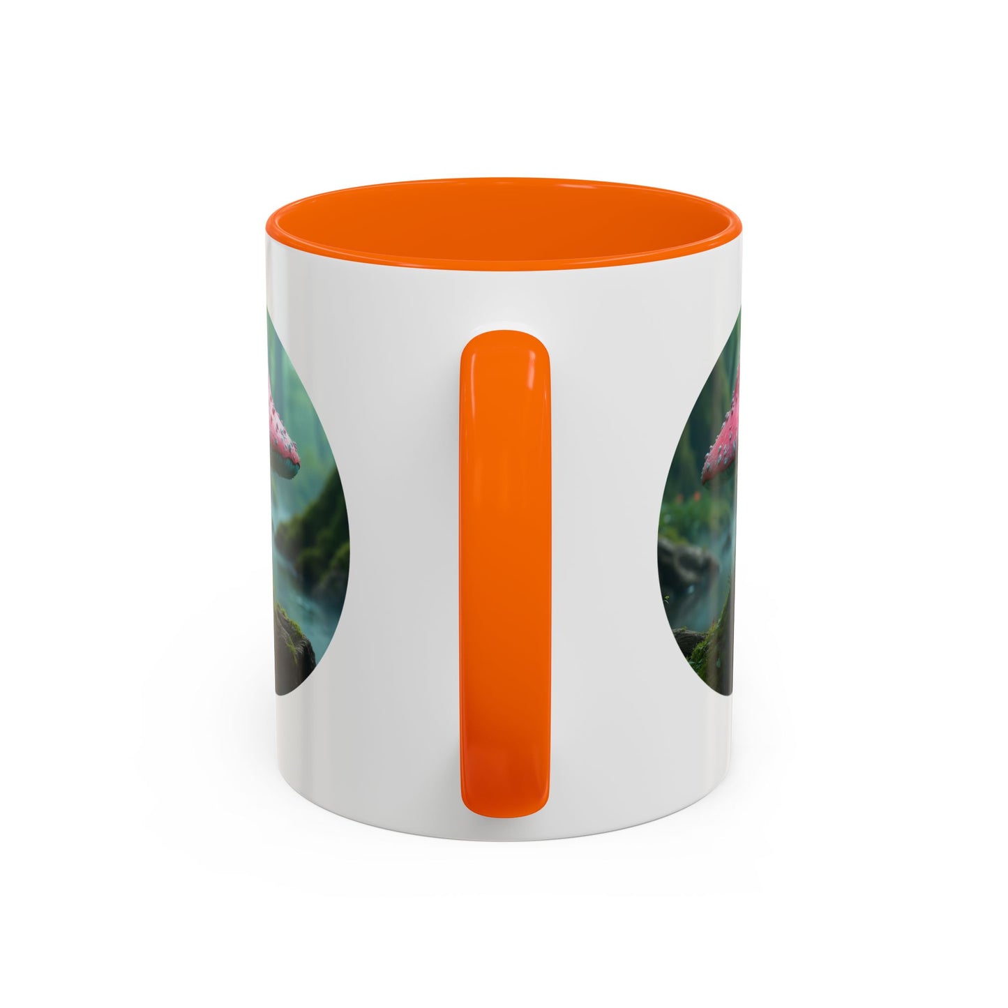 Whimsical Mushroom Accent Coffee Mug - 11oz & 15oz - Perfect for Nature Lovers