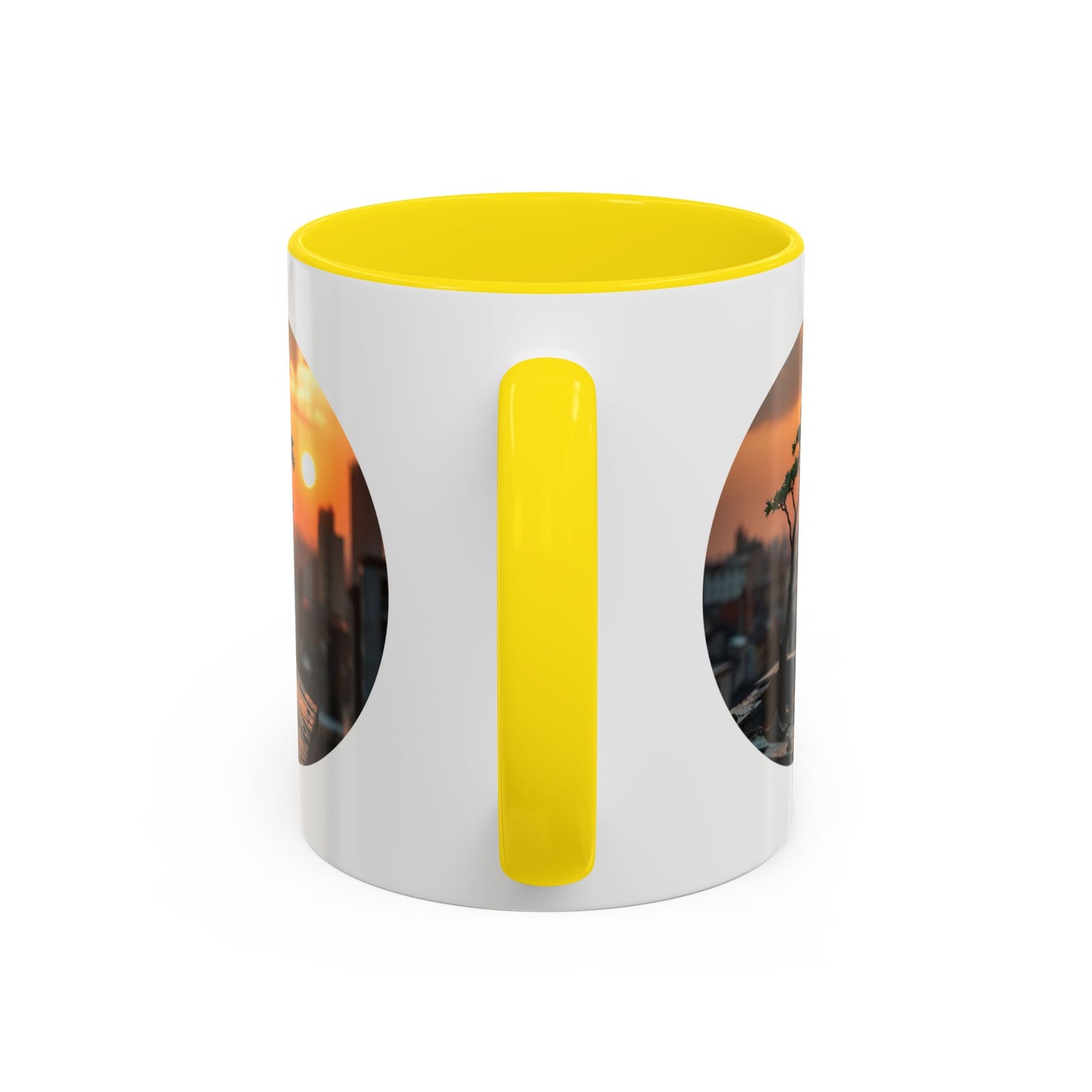 Scenic Sunset Tree of Life Accent Coffee Mug - 11oz Perfect for Nature Lovers & Cozy Moments