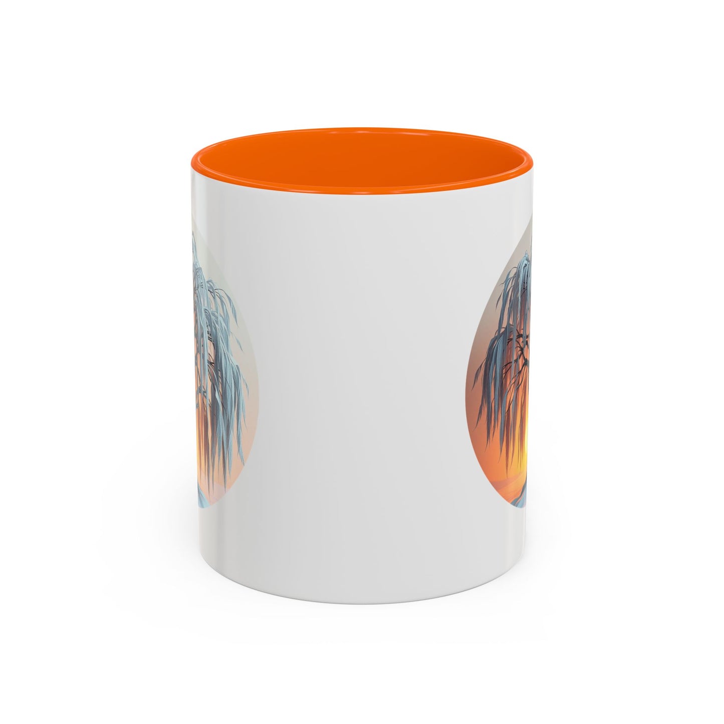 Serene Willow Tree of Life Accent Coffee Mug - 11oz Perfect for Nature Lovers & Cozy Moments