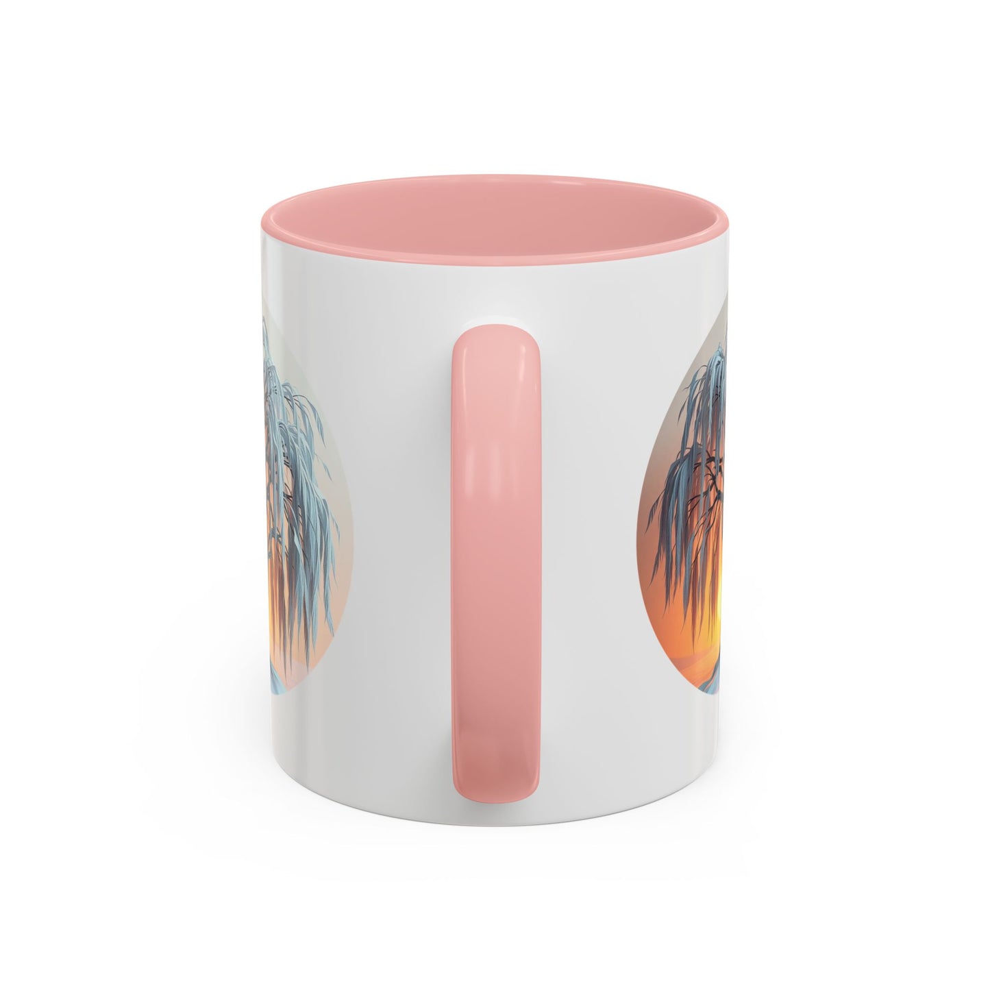 Serene Willow Tree of Life Accent Coffee Mug - 11oz Perfect for Nature Lovers & Cozy Moments