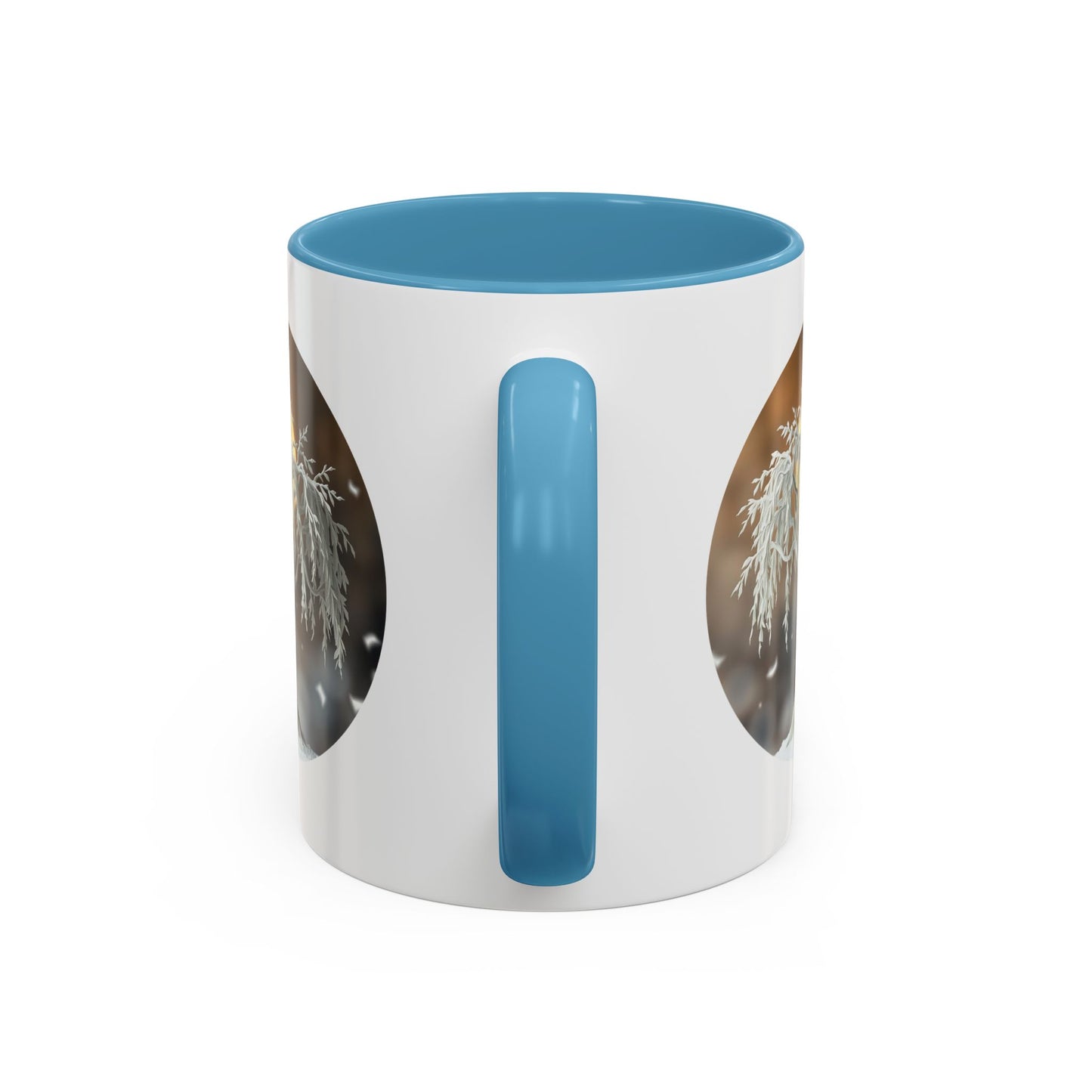 Chakra Stones Tree of Life Accent Coffee Mug - 11oz Perfect for Nature Lovers & Cozy Moments