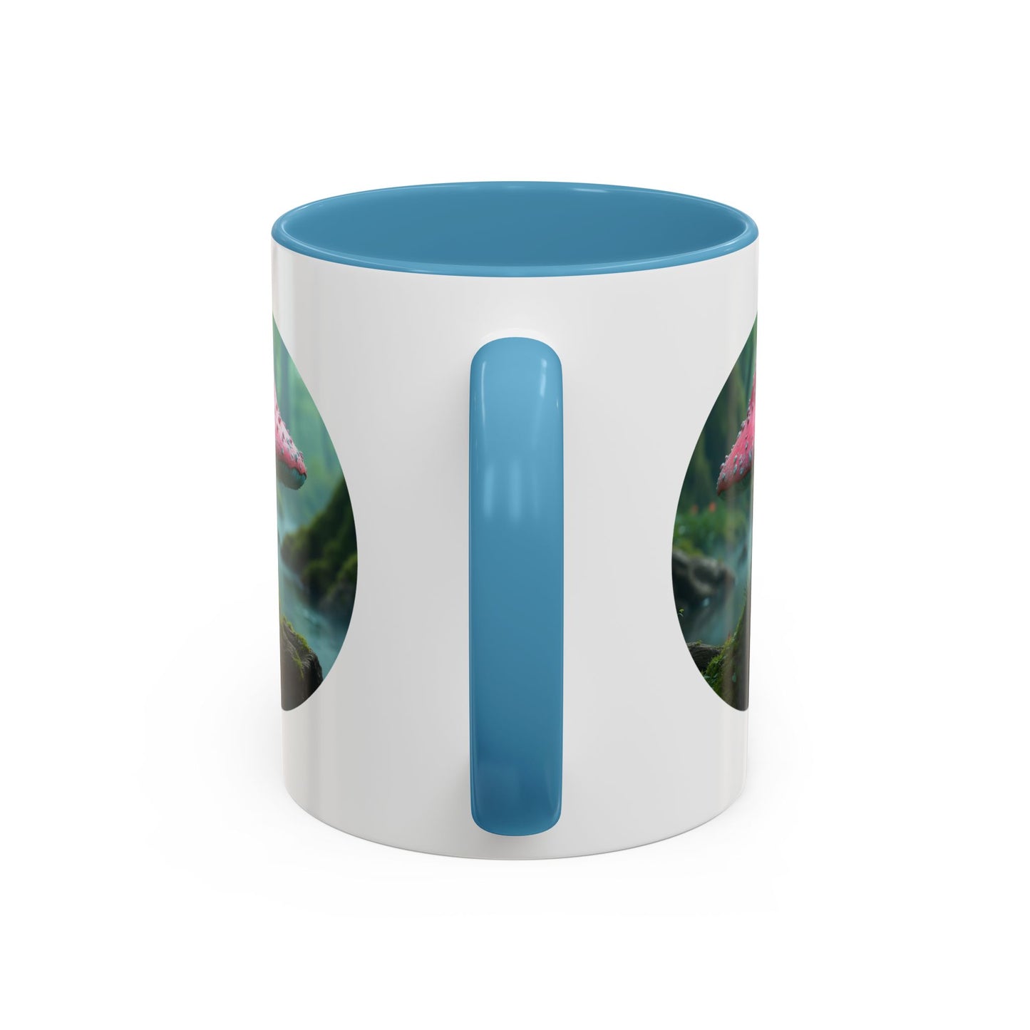 Whimsical Mushroom Accent Coffee Mug - 11oz & 15oz - Perfect for Nature Lovers