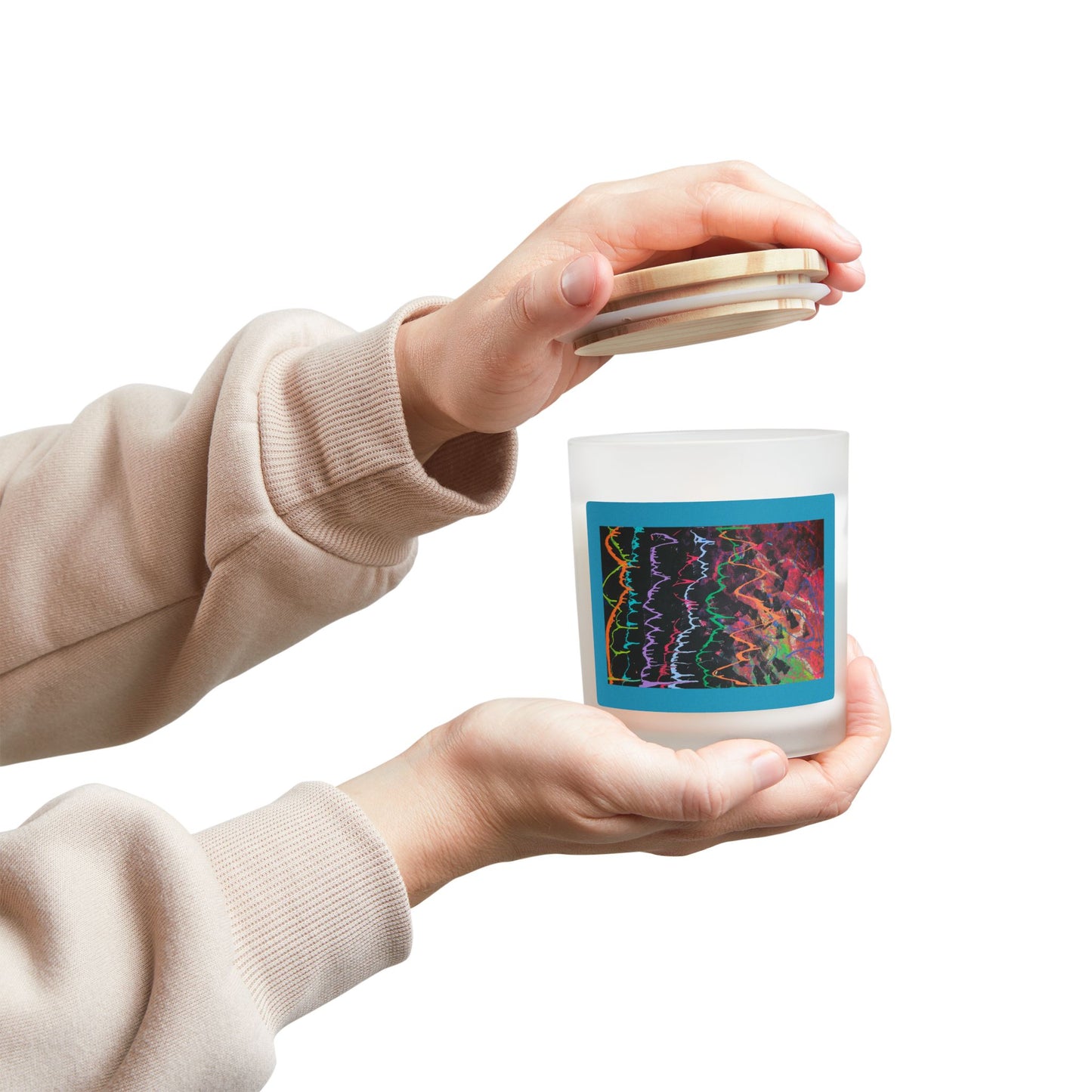 Frosted Glass Candle by Doon+Vade
