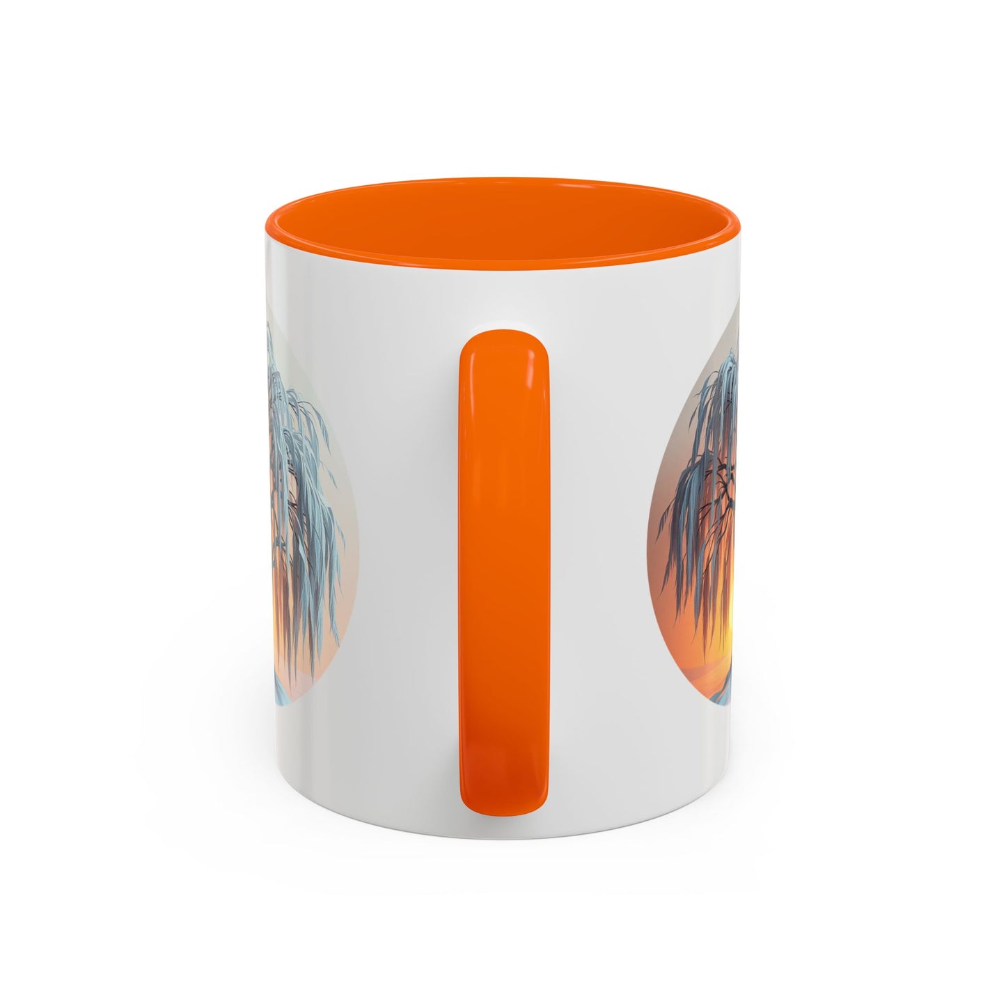 Serene Willow Tree of Life Accent Coffee Mug - 11oz Perfect for Nature Lovers & Cozy Moments