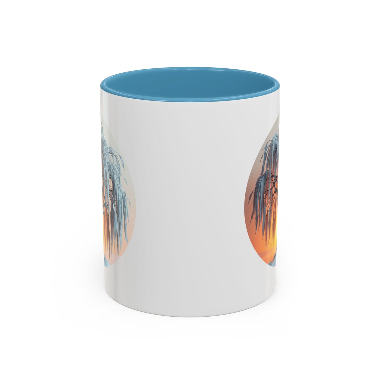 Serene Willow Tree of Life Accent Coffee Mug - 11oz Perfect for Nature Lovers & Cozy Moments