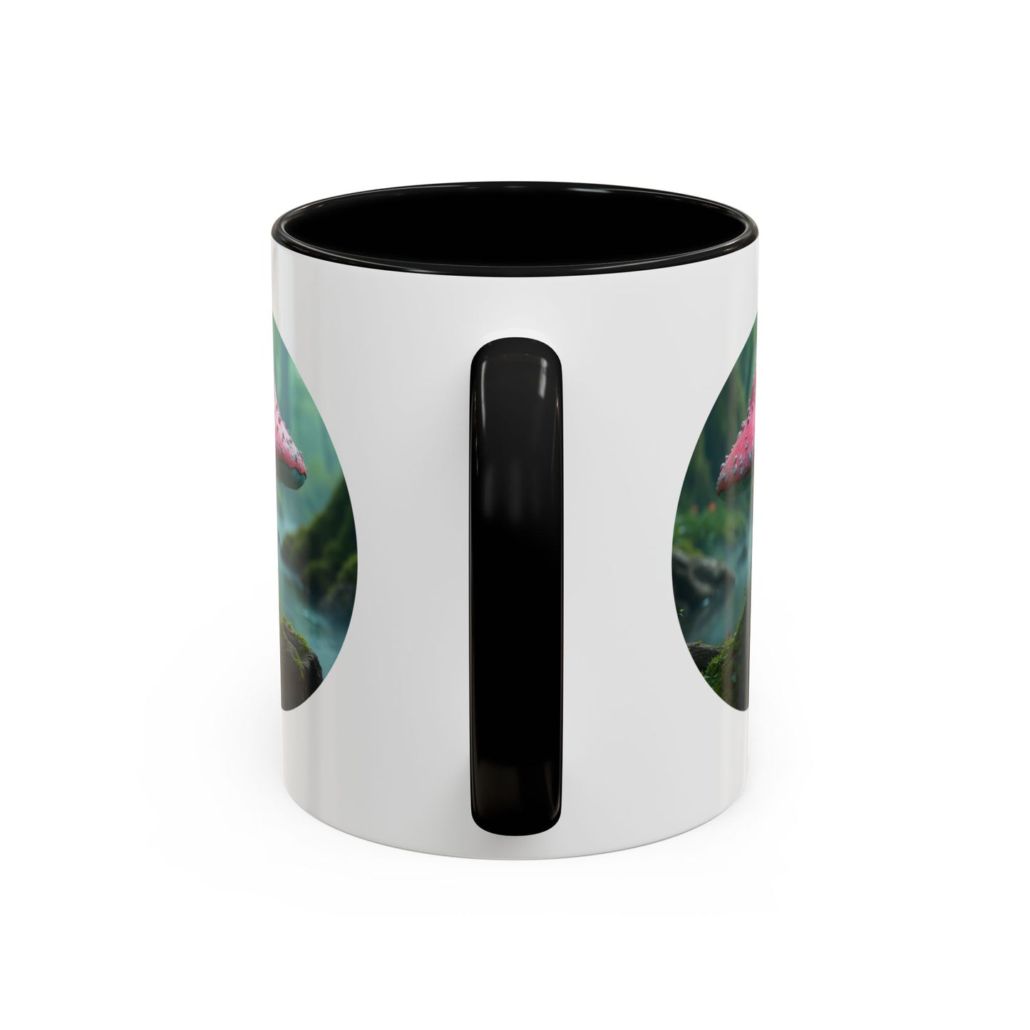 Whimsical Mushroom Accent Coffee Mug - 11oz & 15oz - Perfect for Nature Lovers