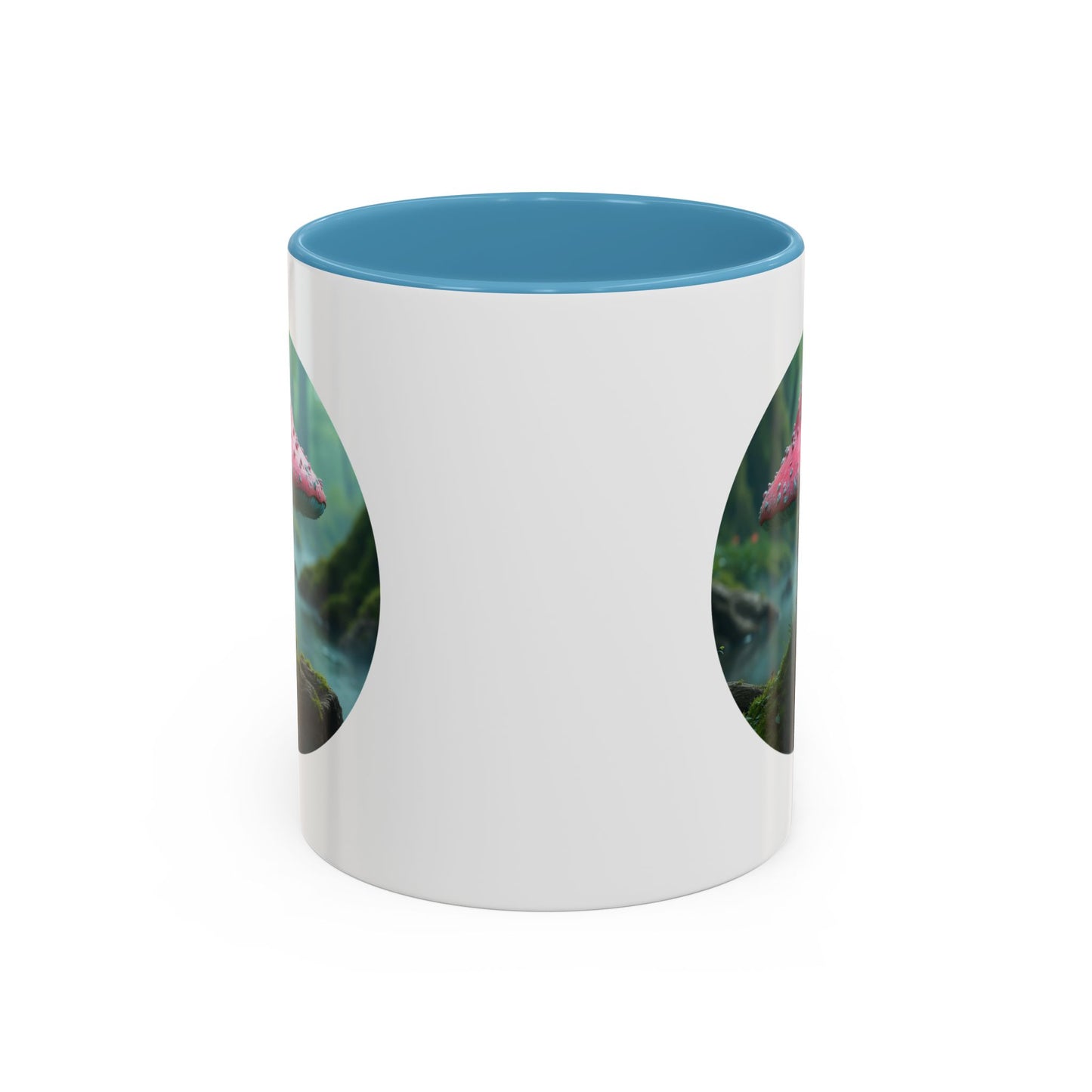 Whimsical Mushroom Accent Coffee Mug - 11oz & 15oz - Perfect for Nature Lovers