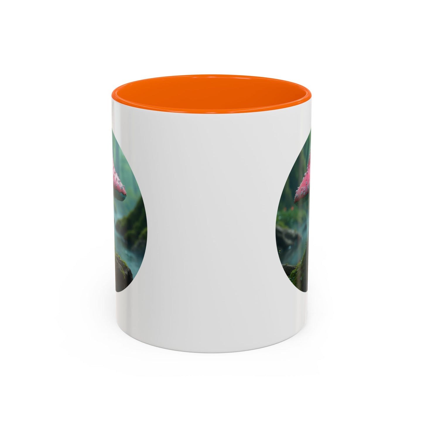Whimsical Mushroom Accent Coffee Mug - 11oz & 15oz - Perfect for Nature Lovers
