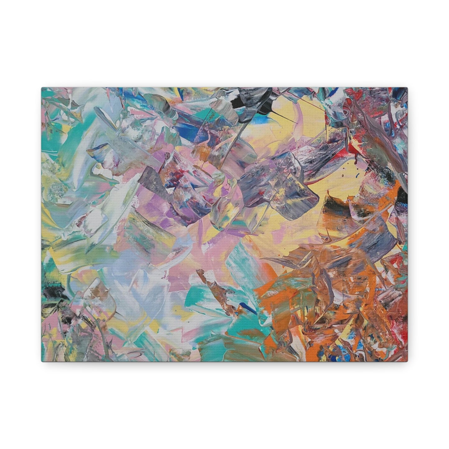 Pastel Heart by Doon, Matte Canvas, Stretched, 1.25"