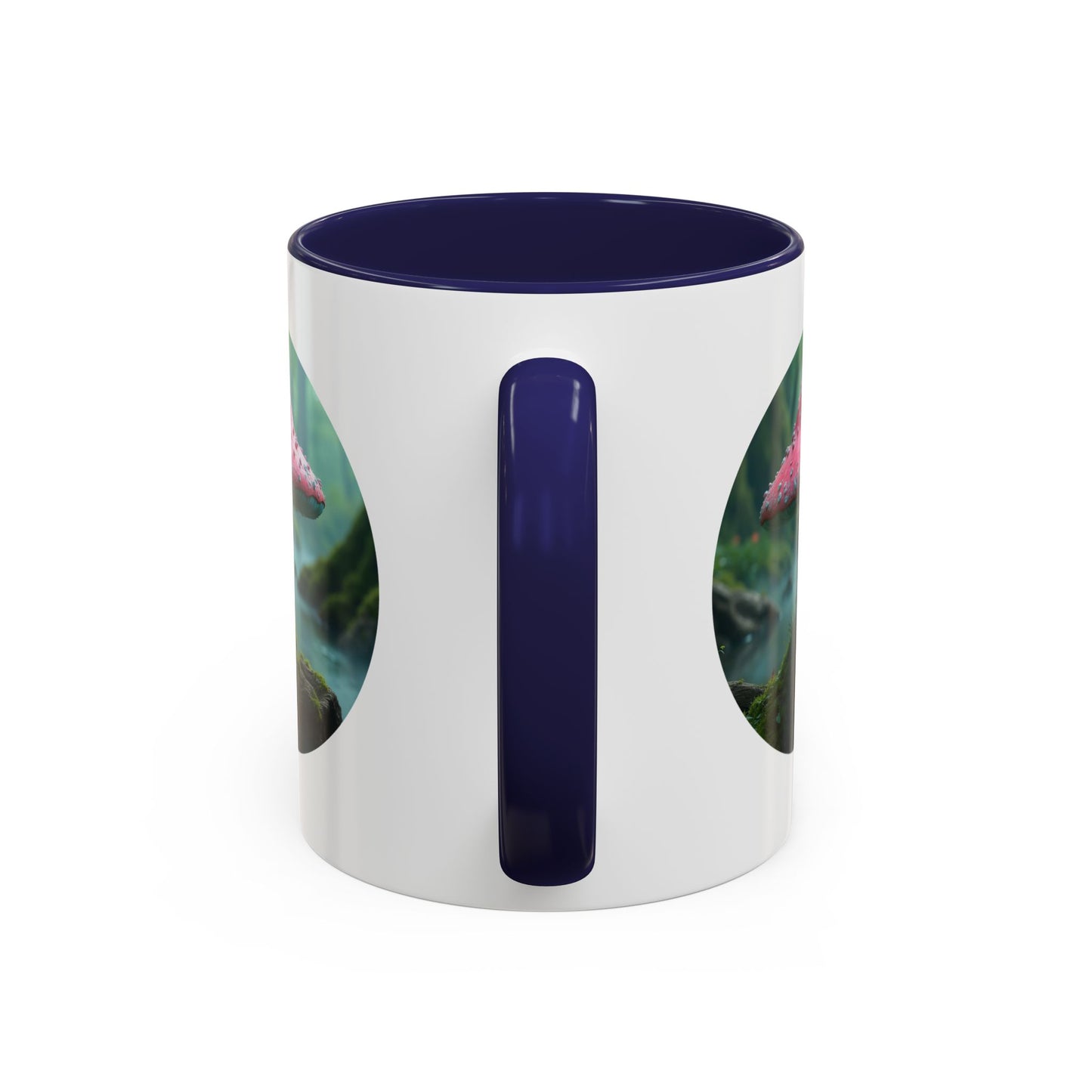 Whimsical Mushroom Accent Coffee Mug - 11oz & 15oz - Perfect for Nature Lovers
