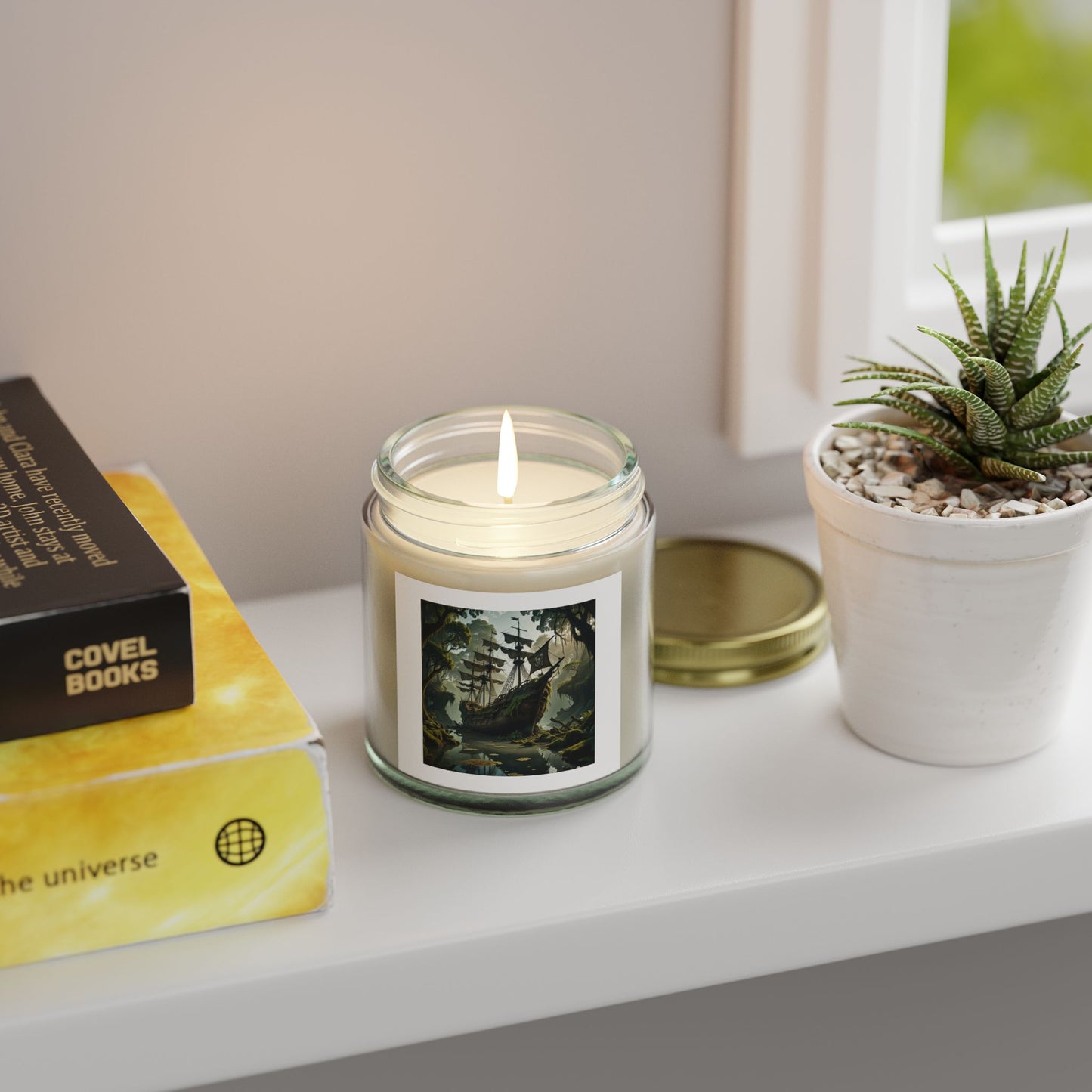 Adventure Awaits Scented Candle - Coconut Apricot Wax (4oz, 9oz)