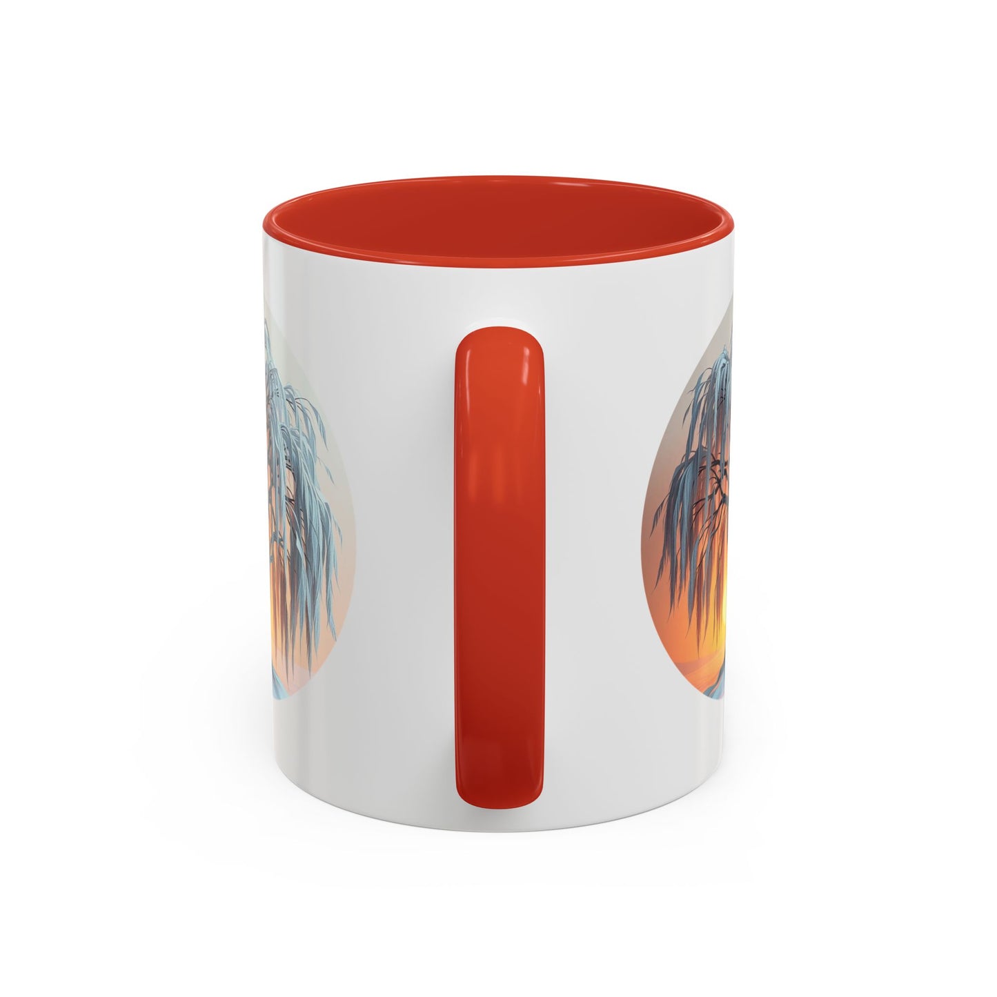Serene Willow Tree of Life Accent Coffee Mug - 11oz Perfect for Nature Lovers & Cozy Moments