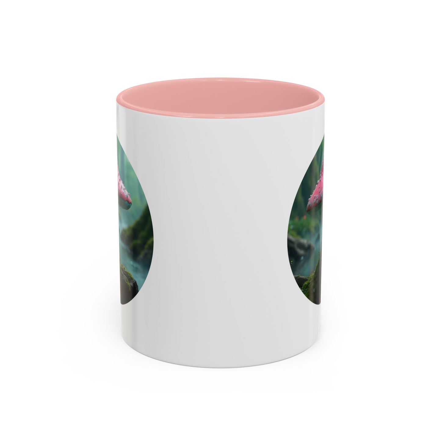 Whimsical Mushroom Accent Coffee Mug - 11oz & 15oz - Perfect for Nature Lovers