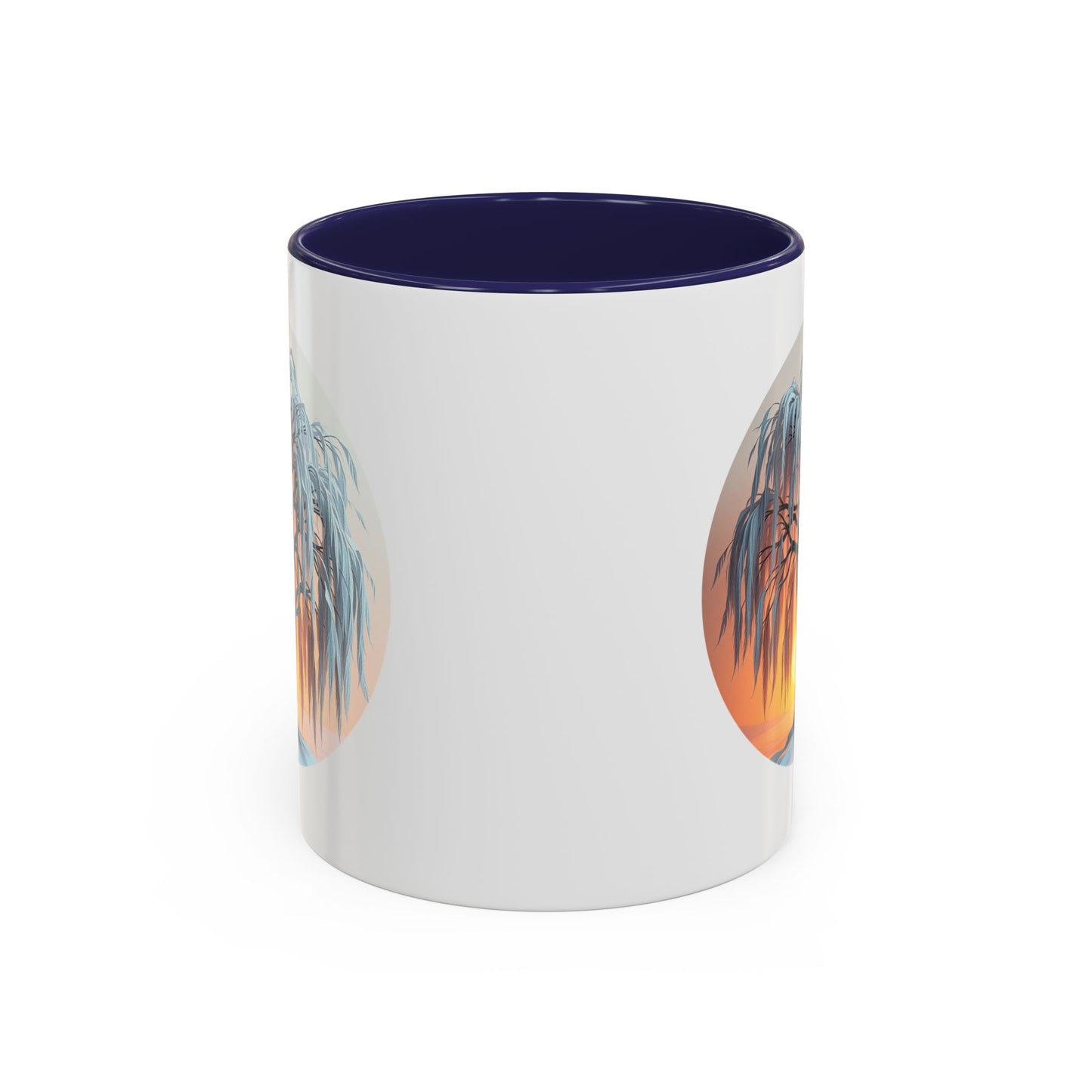 Serene Willow Tree of Life Accent Coffee Mug - 11oz Perfect for Nature Lovers & Cozy Moments