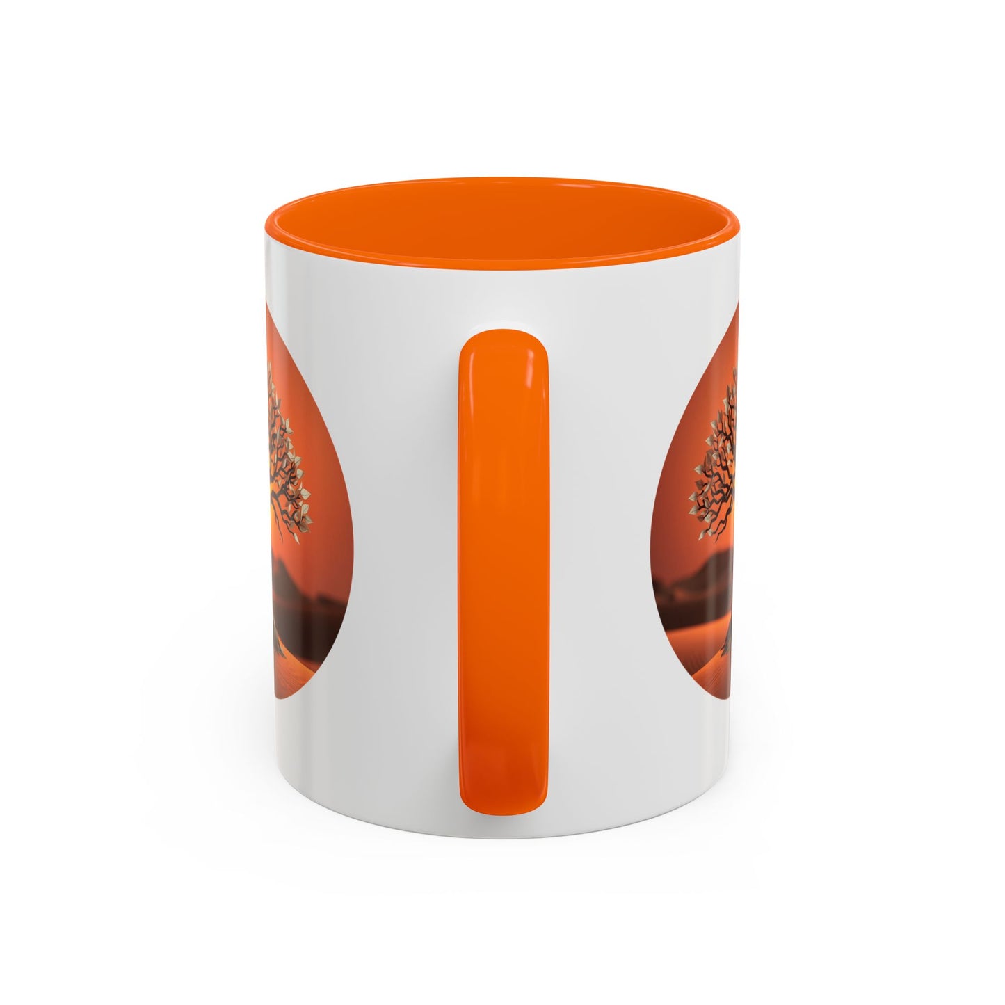 Desert Sunset Tree of Life Accent Coffee Mug - 11oz Perfect for Nature Lovers & Cozy Moments