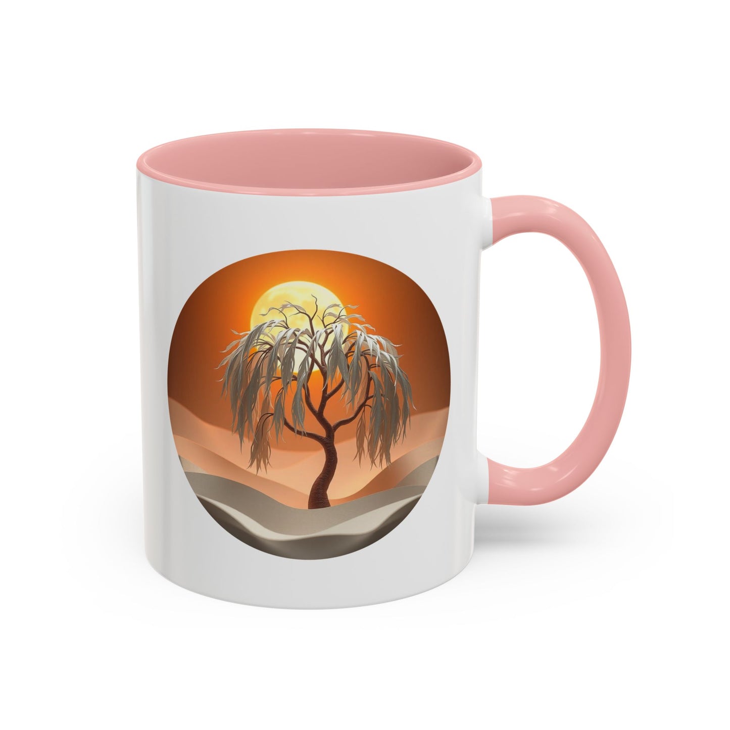 Snow Bank Tree of Life Accent Coffee Mug - 11oz Perfect for Nature Lovers & Cozy Moments