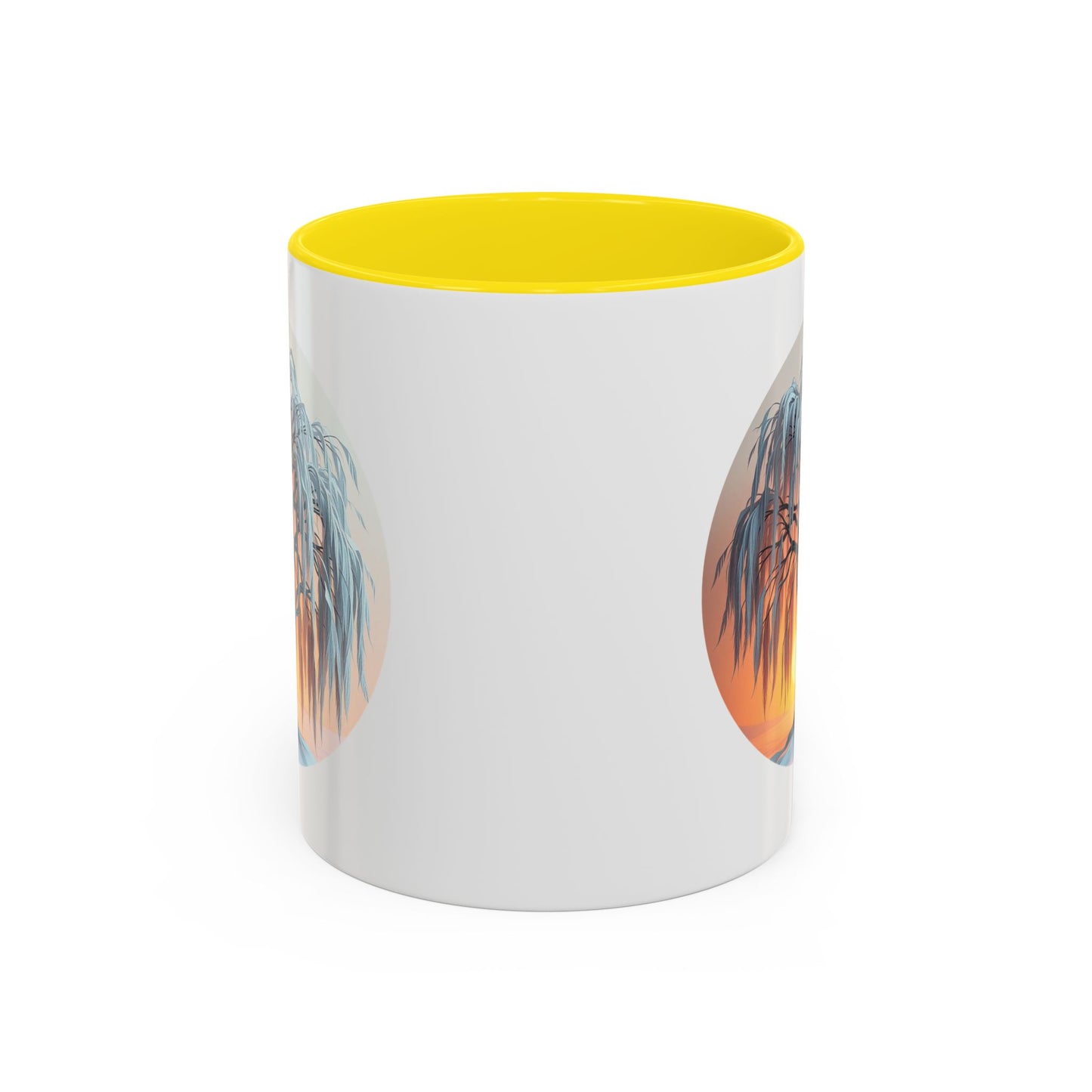 Serene Willow Tree of Life Accent Coffee Mug - 11oz Perfect for Nature Lovers & Cozy Moments
