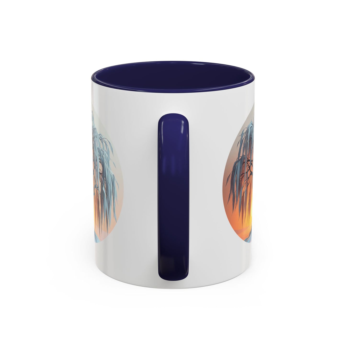 Serene Willow Tree of Life Accent Coffee Mug - 11oz Perfect for Nature Lovers & Cozy Moments