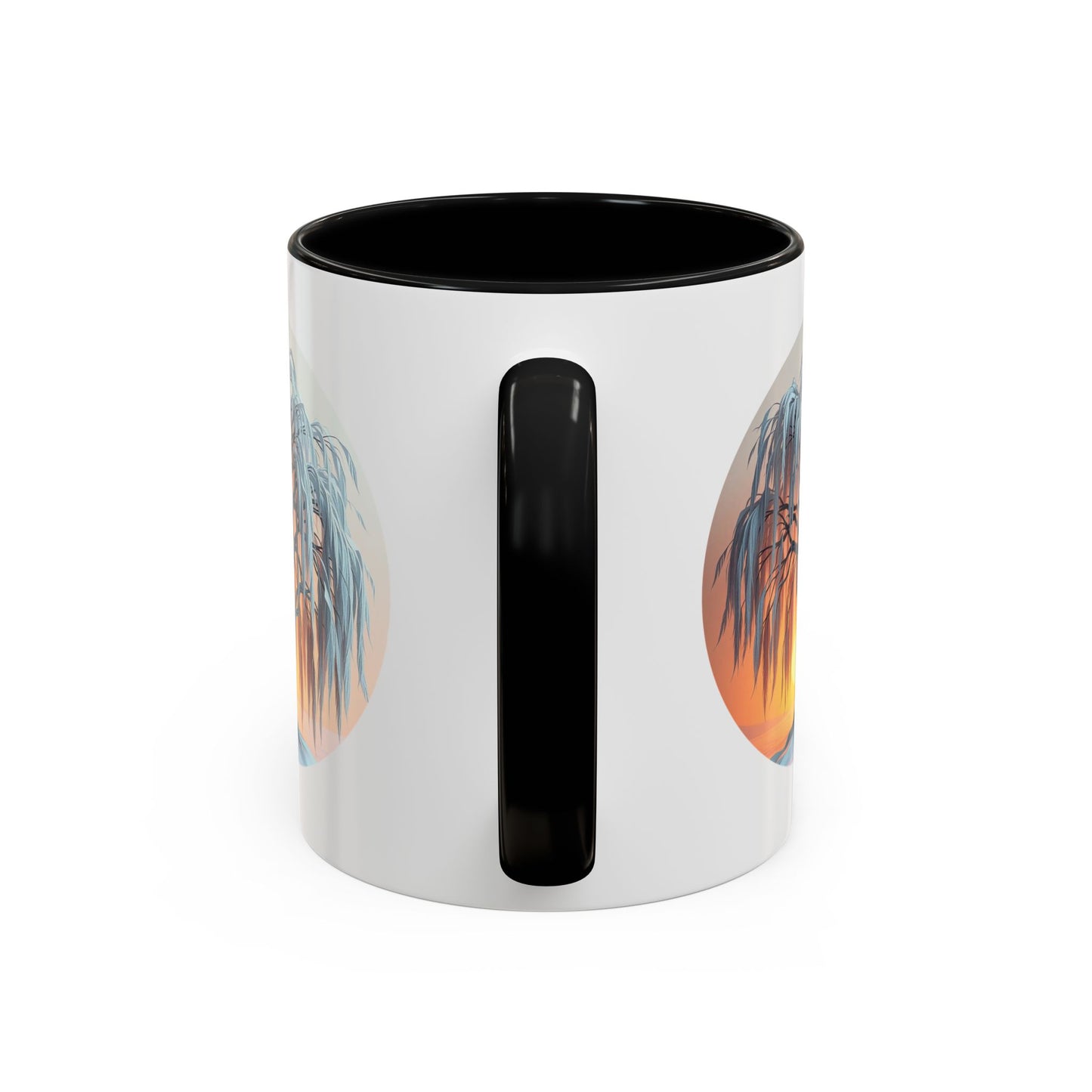 Serene Willow Tree of Life Accent Coffee Mug - 11oz Perfect for Nature Lovers & Cozy Moments
